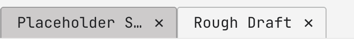 placeholder tab